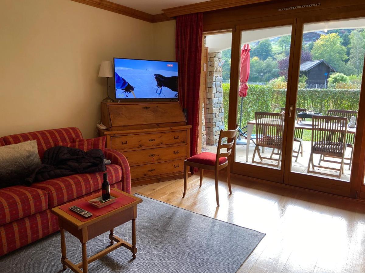 Studio - La Vieze Thermes Park Apartment Val dʼIlliez Екстериор снимка